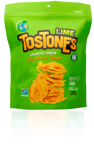 lime tostones crunchy green plantain chips