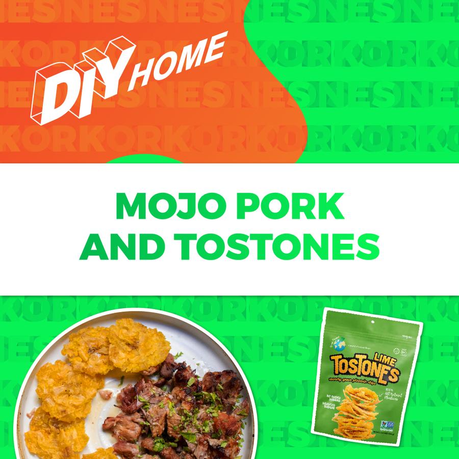 DIY mojo pork and tostones